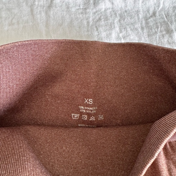 NVGTN Mocha Contour Seamless Leggings-Mocha-size xs - Picture 8 of 8